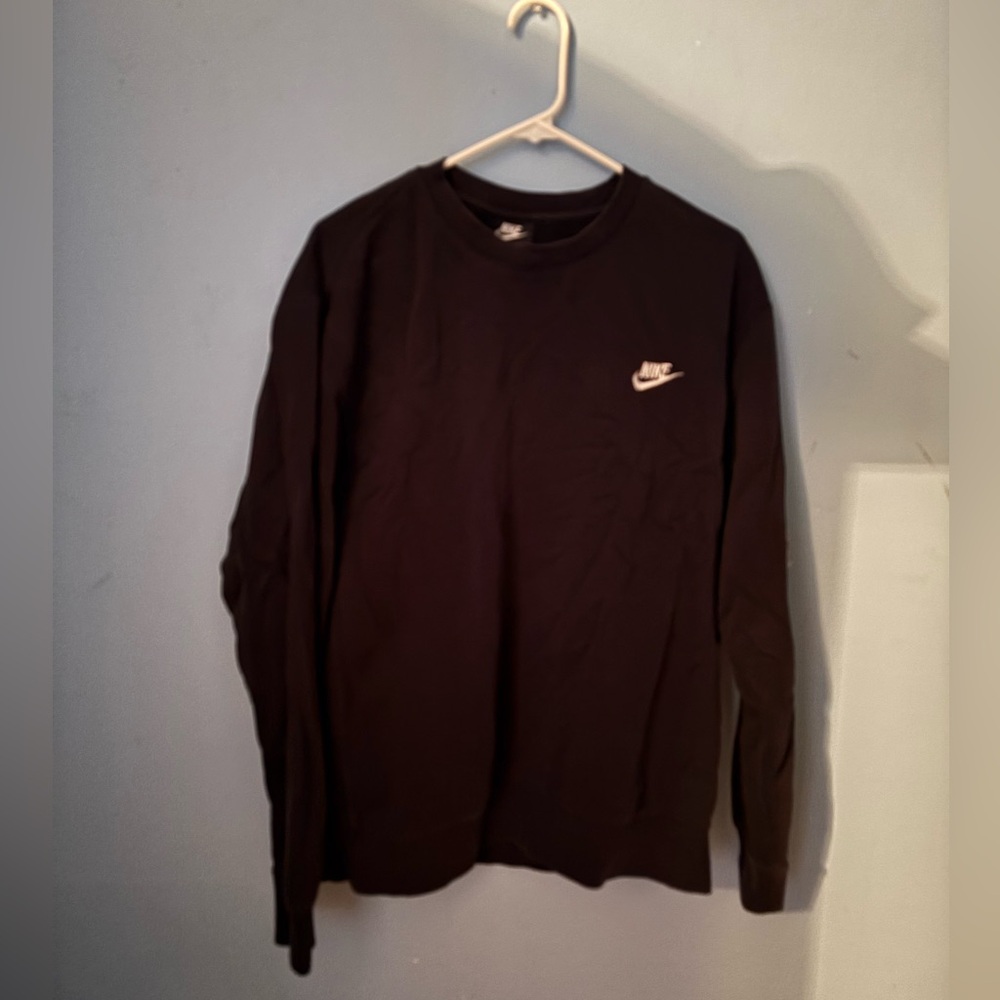 Nike Black Crew Neck Long Sleeve